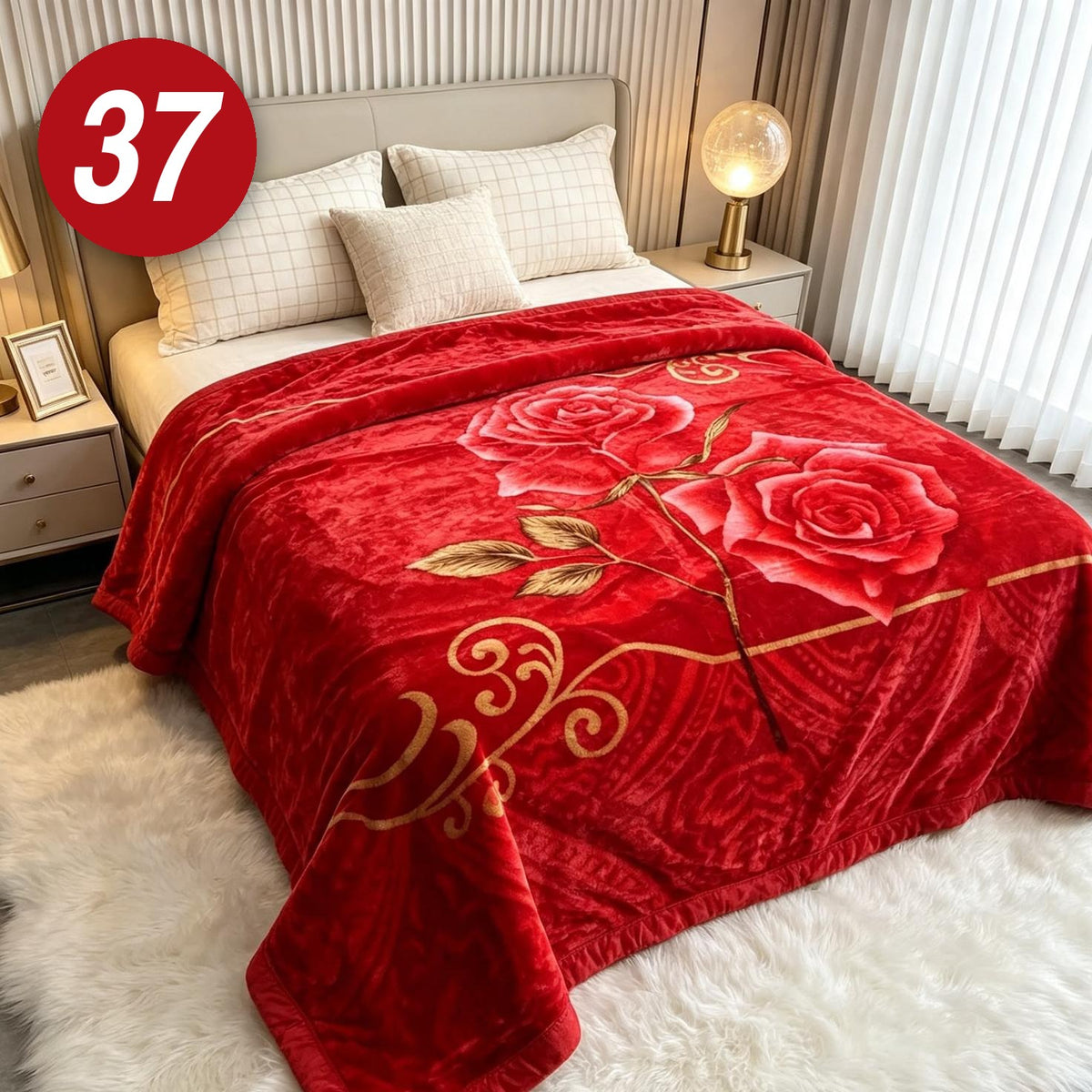 DELUX soft debela deka 200x240cm ( 3 kg )