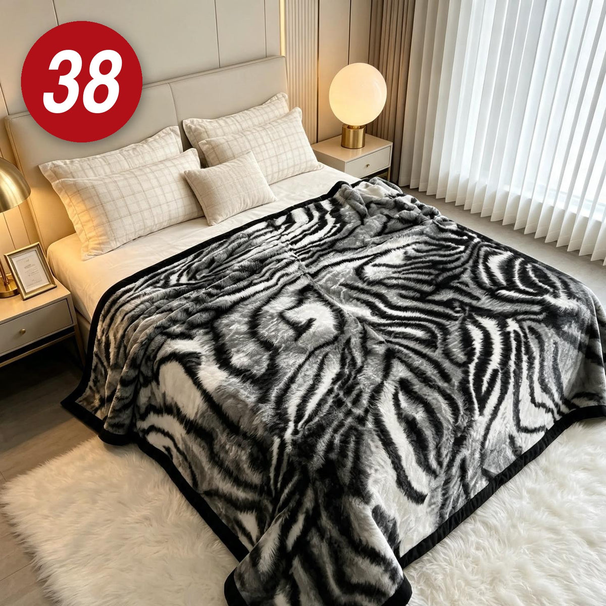 DELUX soft debela deka 200x240cm ( 3 kg )