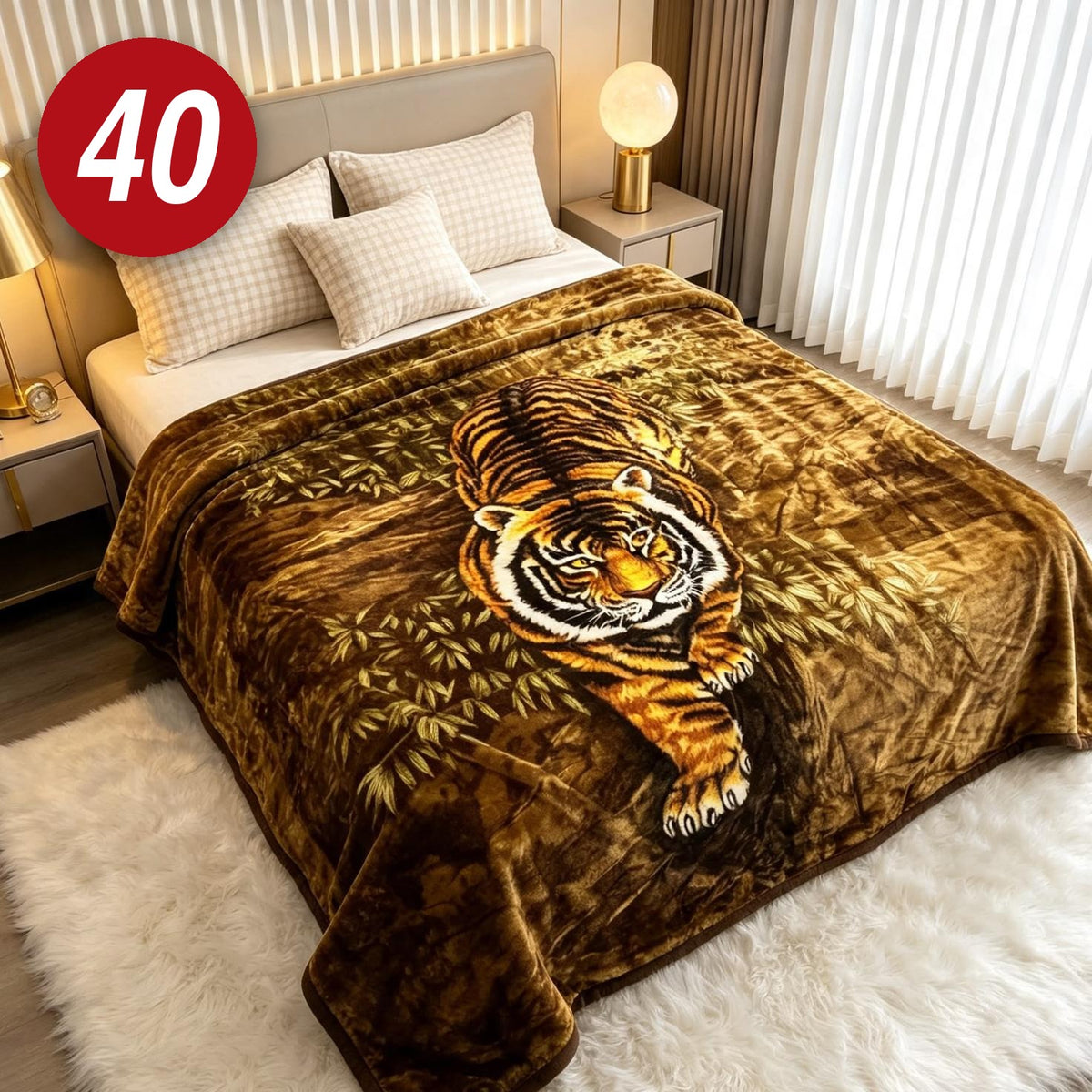 DELUX soft debela deka 200x240cm ( 3 kg )