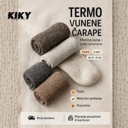 Vunene čarape .WOLLE KIKY STORE