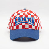Croatia Šilterica – Šahovnica s Plavim Šiltom i Natpisom