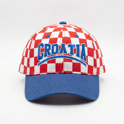 Croatia Šilterica – Šahovnica s Plavim Šiltom i Natpisom