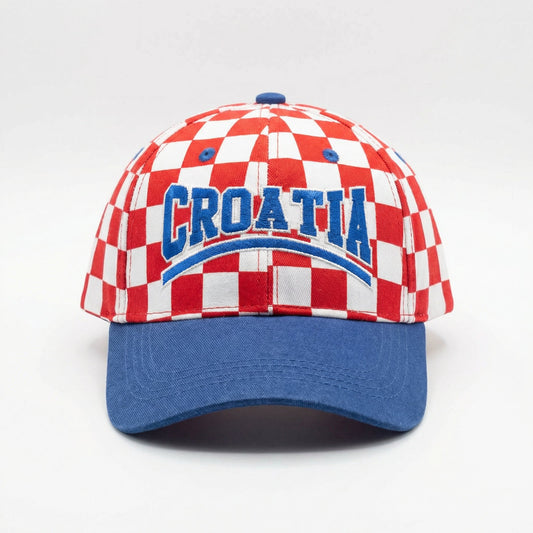 Croatia Šilterica – Šahovnica s Plavim Šiltom i Natpisom