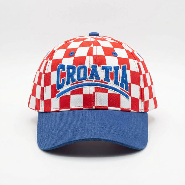 Croatia Šilterica – Šahovnica s Plavim Šiltom i Natpisom