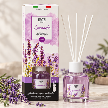 IRGE mirisni difuzor sa štapićima 125 ml – Lavanda