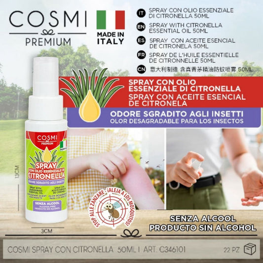 COSMI Citronella – sprej za ljetne dane, 50 ml – prikaz 1