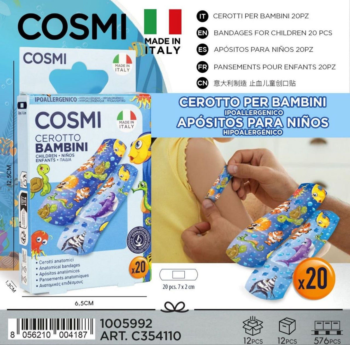Ocean Friends – dječji flasteri, 20 kom – prikaz 1
