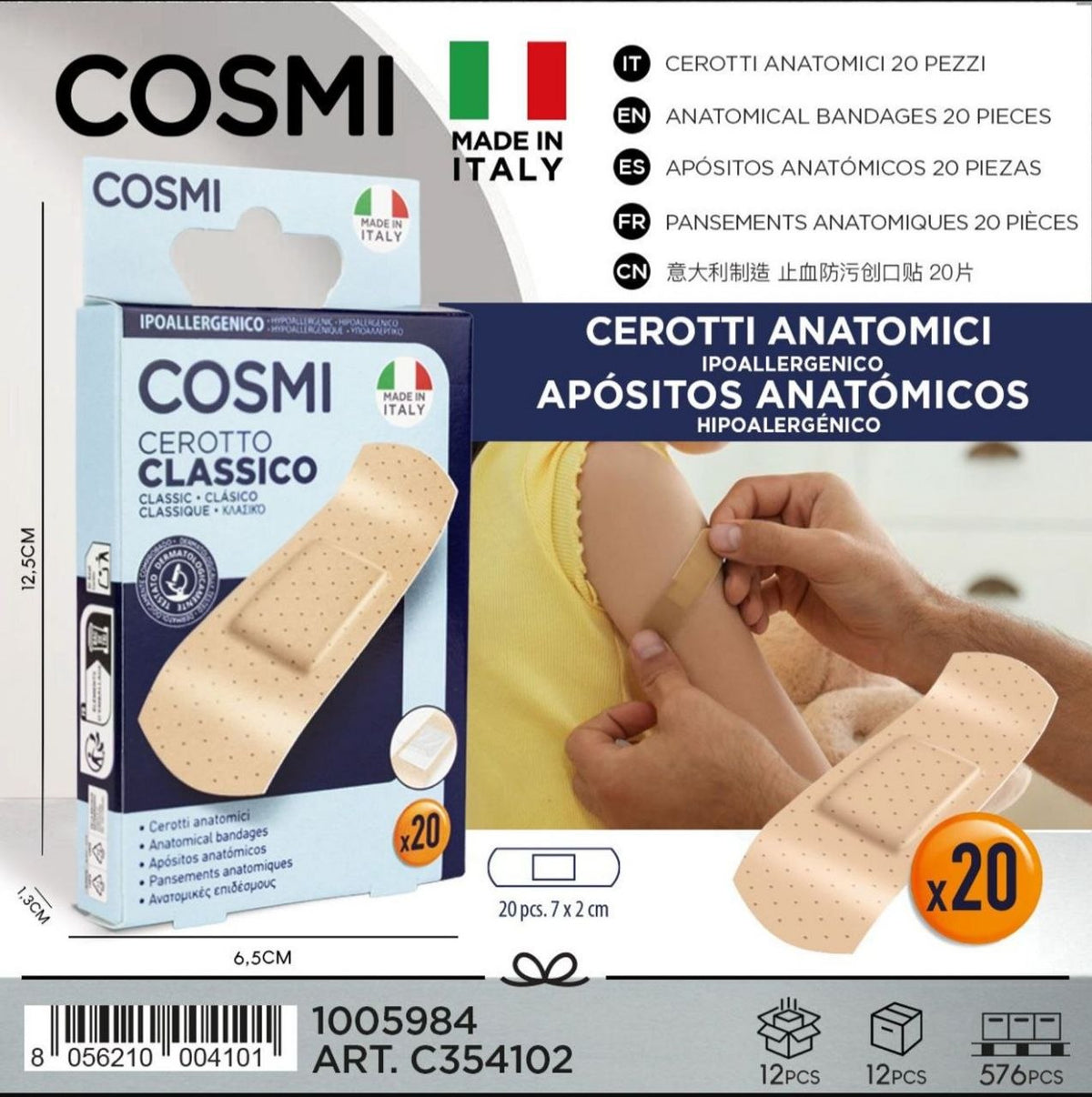 COSMI Classic – zaštitni flasteri, 20 kom – prikaz 1