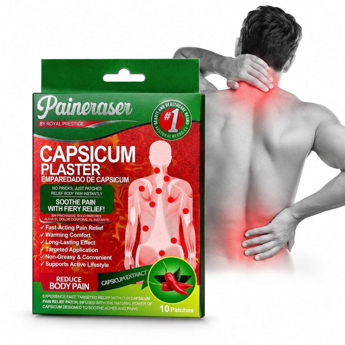 Warm Patch – kapsaicinski flasteri, 30 kom – prikaz 1