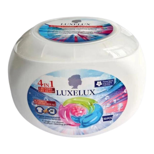 LUXELUX 4 u 1 – gel kapsule za mirisno rublje, 50 kom – pakiranje proizvoda