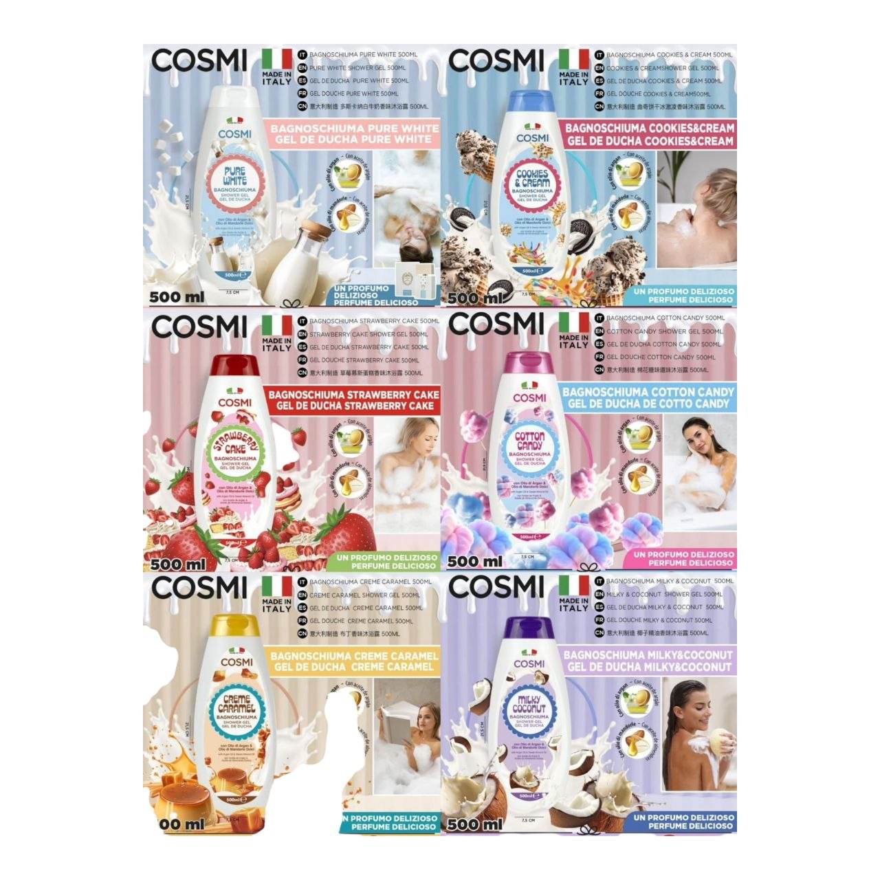 COSMI Sweet Moments – gel za tuširanje, 500 ml – prikaz 1