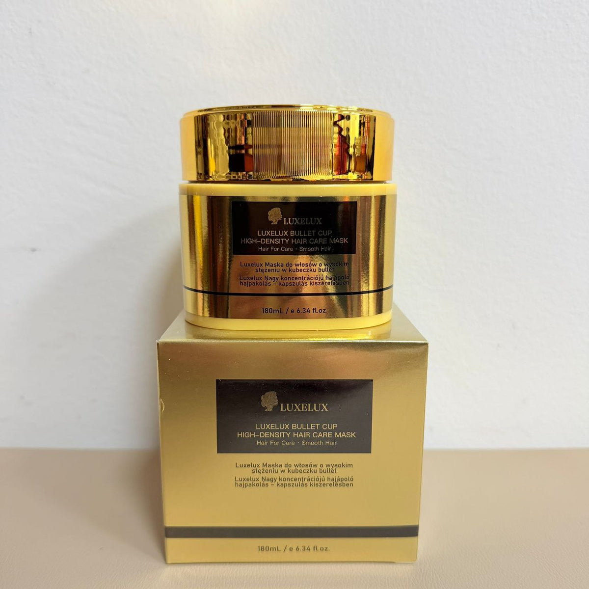 LUXELUX High-Density – maska za glatkoću kose, 180 ml – prikaz 1
