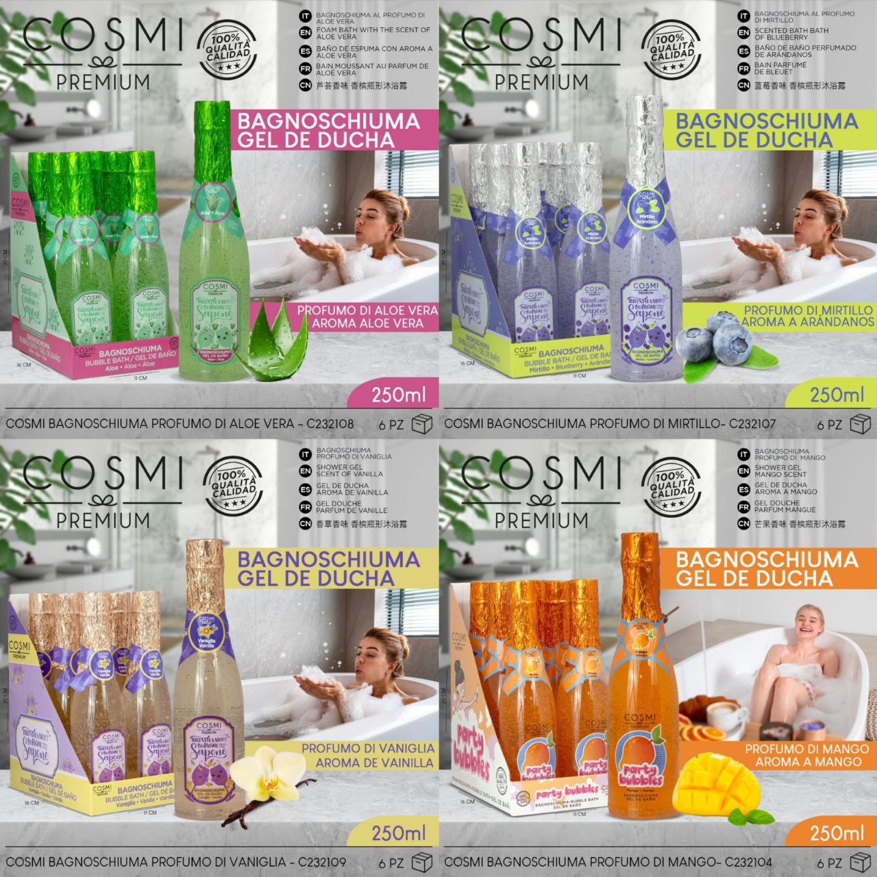 COSMI Fresh Ritual – gel za tuširanje, 250 ml – prikaz 1