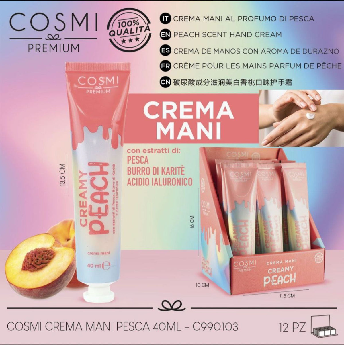 Peach Touch – krema za ruke, 40 ml – prikaz 1