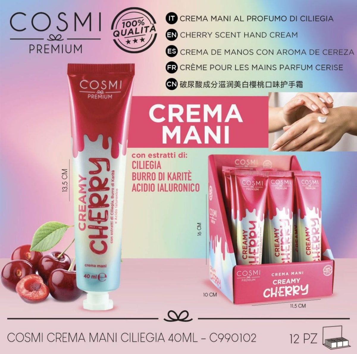 Cherry Touch – krema za ruke, 40 ml – prikaz 1