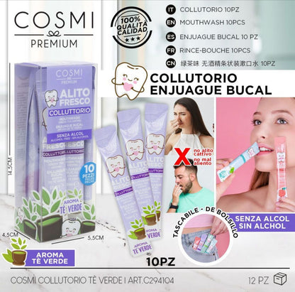 Fresh To Go – oralna vodica, 10 pojedinačnih pakiranja – prikaz 1