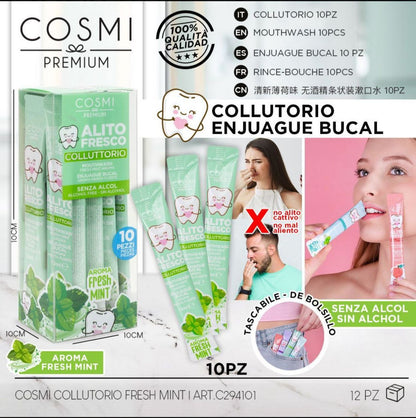 Fresh To Go – oralna vodica, 10 pojedinačnih pakiranja – prikaz 2
