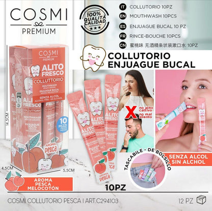 Fresh To Go – oralna vodica, 10 pojedinačnih pakiranja – prikaz 3