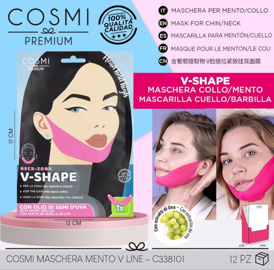 V-Shape – maska za njegu brade i vrata – pakiranje proizvoda