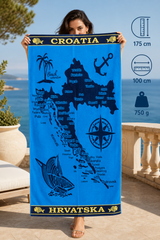 HR Ručnik Model 14 – Croatia Jadran