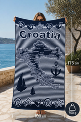 HR Ručnik Model 15 – Croatia Jadran