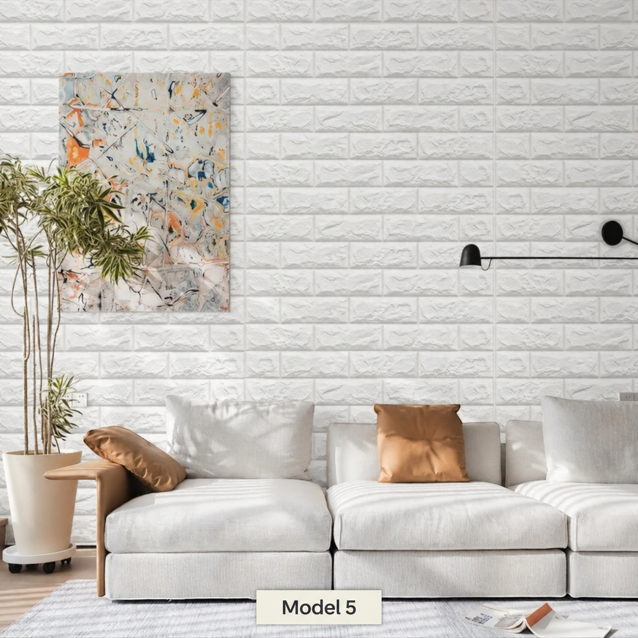 Samoljepljiva zidna tapeta 70 × 77 cm – Model 5