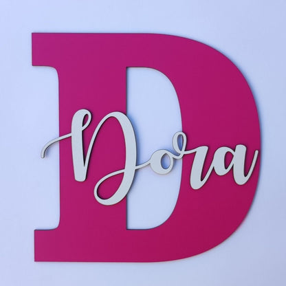 3D DRVENO SLOVO S IMENOM KIKY STORE 