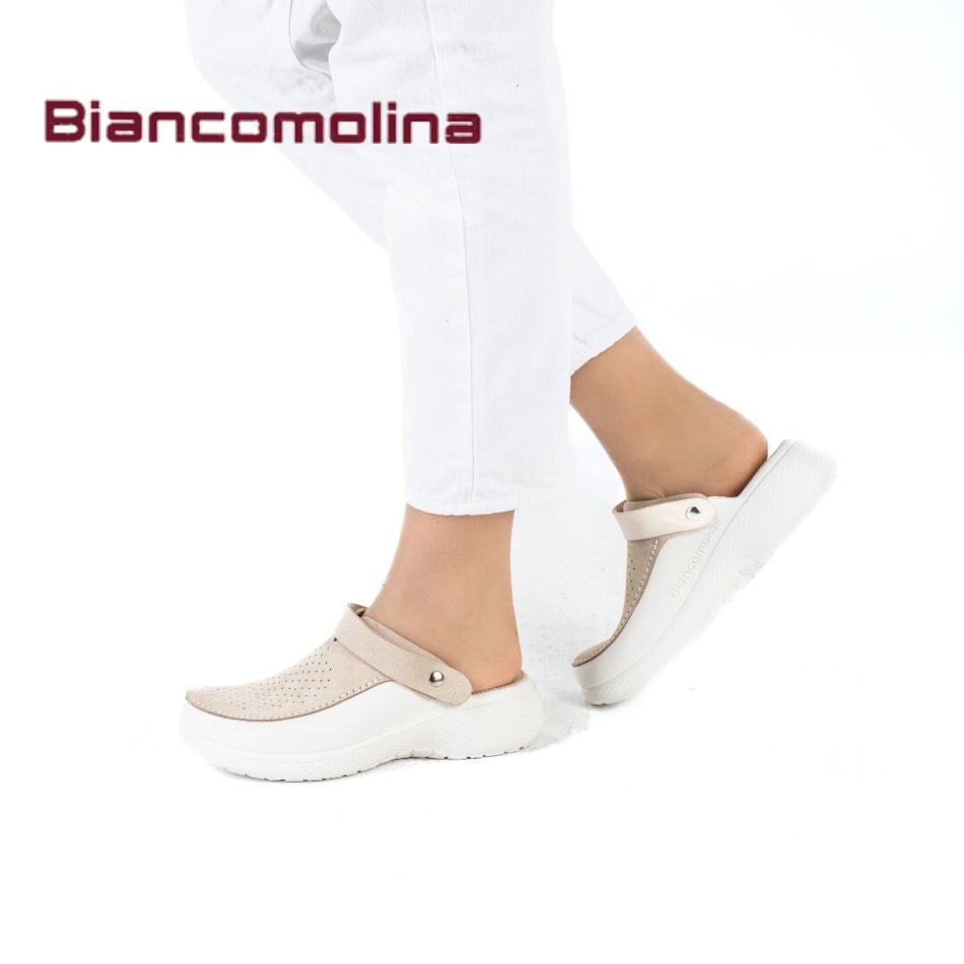 BIANCOMOLINA KLOMPE- EVA LIGHT -BEIGE KIKY STORE 