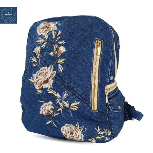 HANDMADE Recycled denim ruksak 1 KIKY STORE