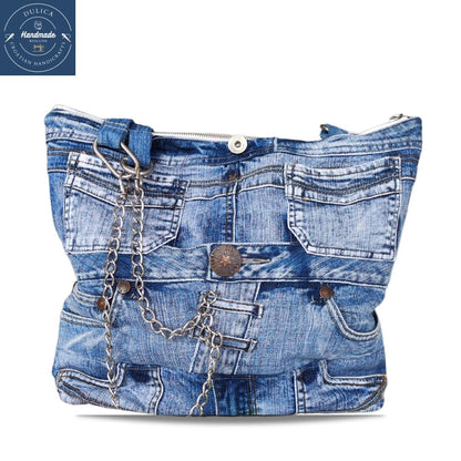 HANDMADE Recycled denim torba 10 KIKY STORE 