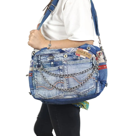 HANDMADE Recycled denim torba 12 KIKY STORE