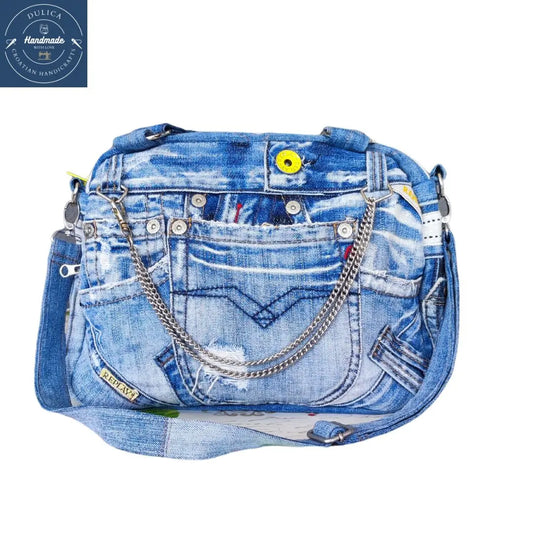 HANDMADE Recycled denim torba 13 KIKY STORE