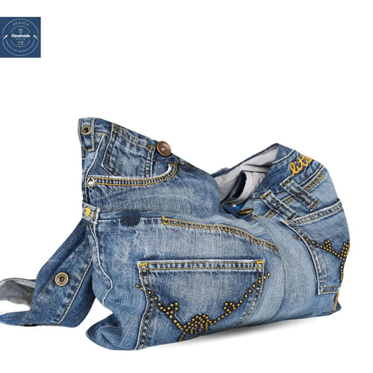 HANDMADE Recycled denim TORBA 2 KIKY STORE