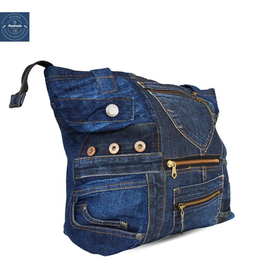 HANDMADE Recycled denim torba 4 KIKY STORE