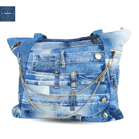 HANDMADE Recycled denim torba 5 KIKY STORE