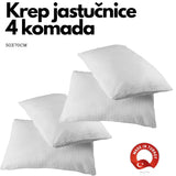 Jastučnice krep 4 komada
