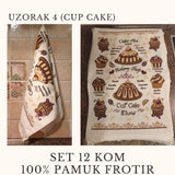 Frotirne krpe 100% pamuk / set od 12 krpa