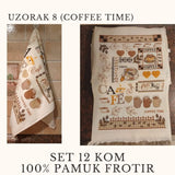 Frotirne krpe 100% pamuk / set od 12 krpa