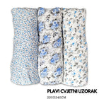 PLAVI CVJETNI UZORAK