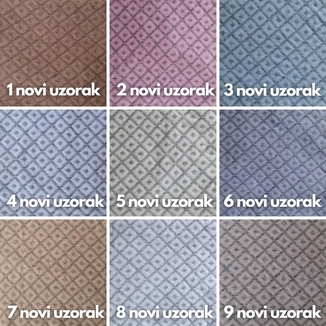Rastezljive navlake za stolice sa uzorkom KIKY STORE 