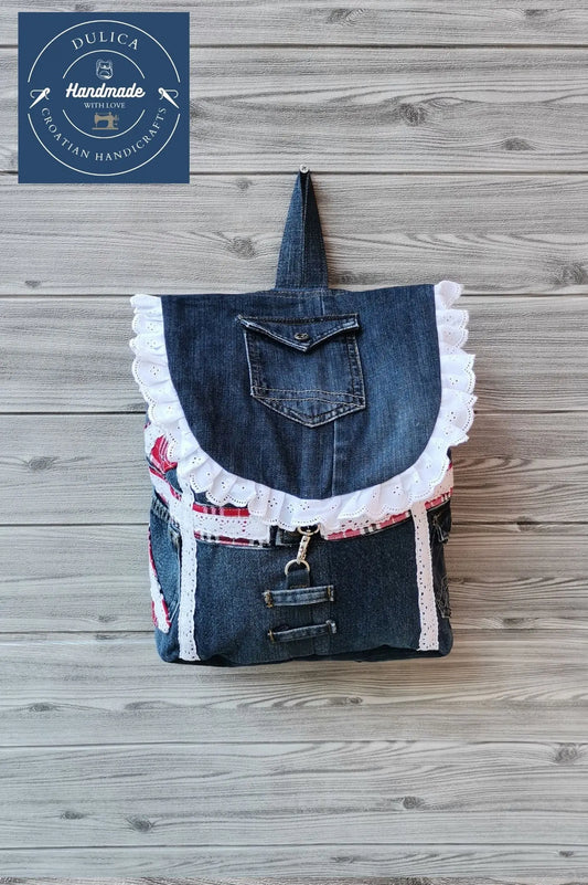 Recycled denim ruksak KIKY