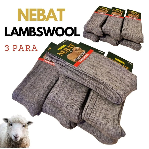 VUNENE ČARAPE LAMBSWOOL 3 PARA KIKY STORE 