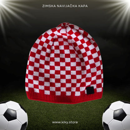 Zimska navijačka kapa HR KIKY STORE Crvena 